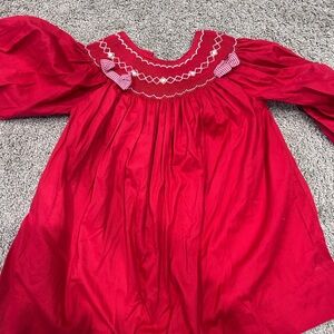 Charming Red Kids Dress